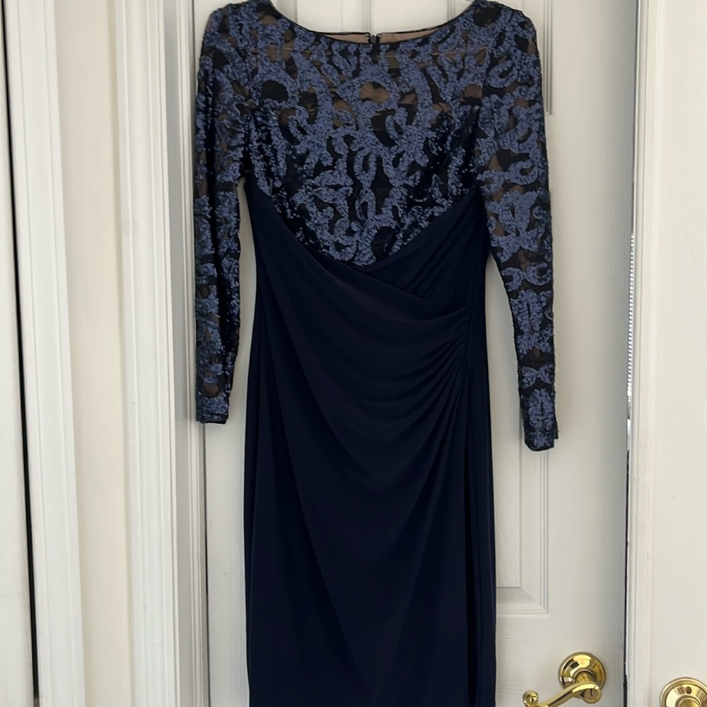 Beautiful Ralph Lauren, long sleeve lace, embellished dress